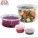 Clear Round Microwavable Containers & Lids