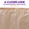 12" x 12" Brown Pure Kraft Ribbed Paper Bags — 50gsm