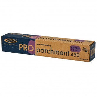 Prowrap | 18" (450mm) Large White Baking Parchment Paper Roll - 50 Metres