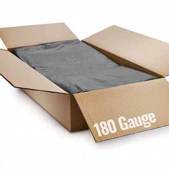 25kg Extra Heavy Duty Black Bin Bags Refuse Sacks - 18" x 29" x 39" (200 Bags) 25kg Extra Heavy Duty Black Bin Bags Refuse Sacks - 18" x 29" x 39" (200 Bags)