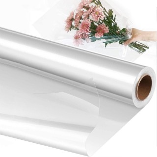 80cm x 100m Clear BOPP Cellophane Wrap Roll, 40 Micron 80cm x 100m Clear BOPP Cellophane Wrap Roll, 40 Micron