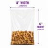 8" x 12" Clear Plastic Polythene Food Grade Bags - 120 Gauge 8" x 12" Clear Plastic Polythene Food Grade Bags - 120 Gauge