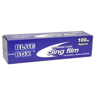 300mm x 100m Blue Box Catering Use Cling Film