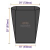 Red Bin Bags / Refuse Sacks - 10kg Medium Duty - 18" x 29" x 39"