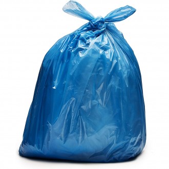 Blue Bin Bags / Refuse Sacks - 10kg Medium Duty - 18" x 29" x 39"