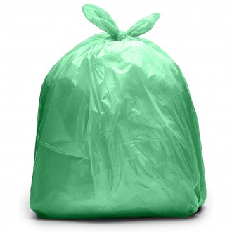 Green Bin Bags / Refuse Sacks - 10kg Medium Duty - 18" x 29" x 39"