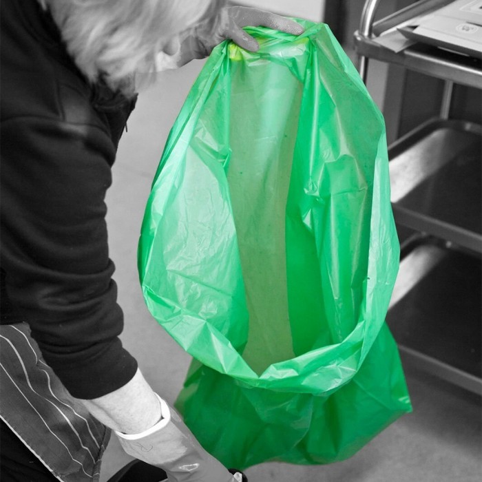 Green Bin Bags / Refuse Sacks - 10kg Medium Duty - 18" x 29" x 39"