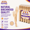 Forks - Wooden Disposable Birchwood Cutlery (160mm)