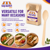 Spoons - Wooden Disposable Birchwood Cutlery (160mm)