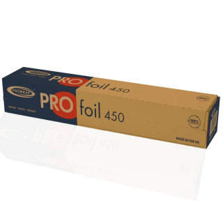 Prowrap | 18" (450mm) Large Aluminium Kitchen Tin Foil Roll - 75 Metres