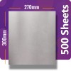 Prowrap | 270 x 300mm Food Use Pre-Cut Foil Sheets (500 Sheets / Case)