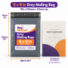 6" x 9" Grey Mailing Bags – 165 x 230mm | 45 Micron Peel & Seal