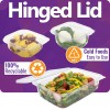 1000ml Clear Plastic Hinged Lid Salad Food Containers (50 / Pack) 1000ml Clear Plastic Hinged Lid Salad Food Containers (50 / Pack)