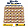 Stikky Tape FRAGILE Kraft Paper Packing Tape – 48mm x 50m