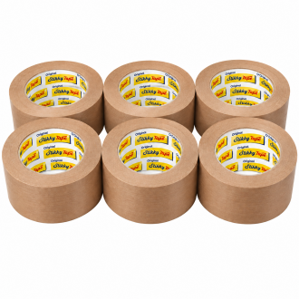 Stikky Tape Brown Kraft Paper Packing Tape – 48mm x 50m
