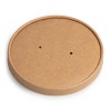 Paper Lids (Hot / Cold Use) for Kraft Salad Bowls
