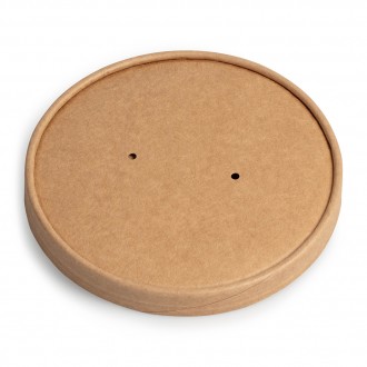 Paper Lids (Hot / Cold Use) for Kraft Salad Bowls