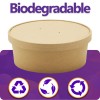 Paper Lids (Hot / Cold Use) for Kraft Salad Bowls