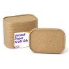 Paper Kraft Lids for Rectangular Kraft Food Containers Paper Kraft Lids for Rectangular Kraft Food Containers