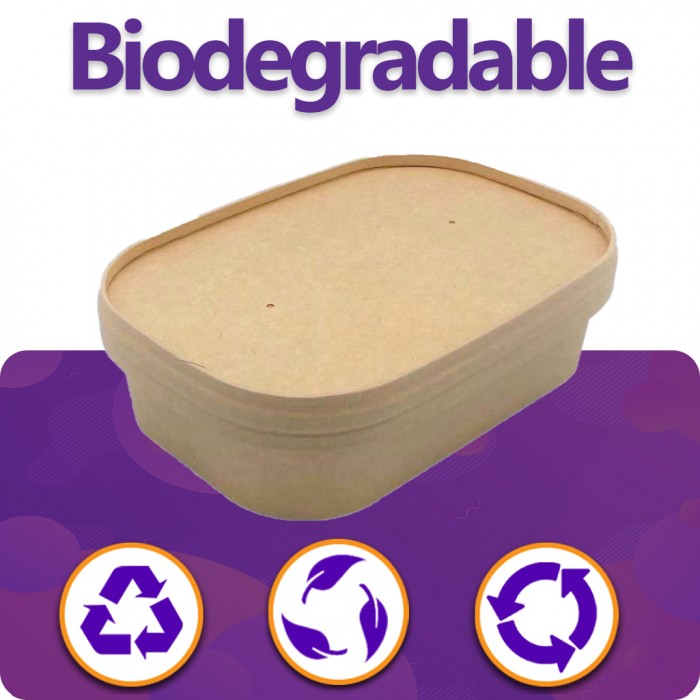 Paper Kraft Lids for Rectangular Kraft Food Containers Paper Kraft Lids for Rectangular Kraft Food Containers