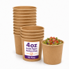 4oz Kraft Paper Portion Sauce Pots