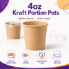 4oz Kraft Paper Portion Sauce Pots