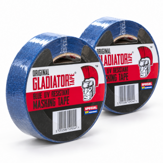 24mm x 50m Gladiator Blue UV Resistant Masking Tape