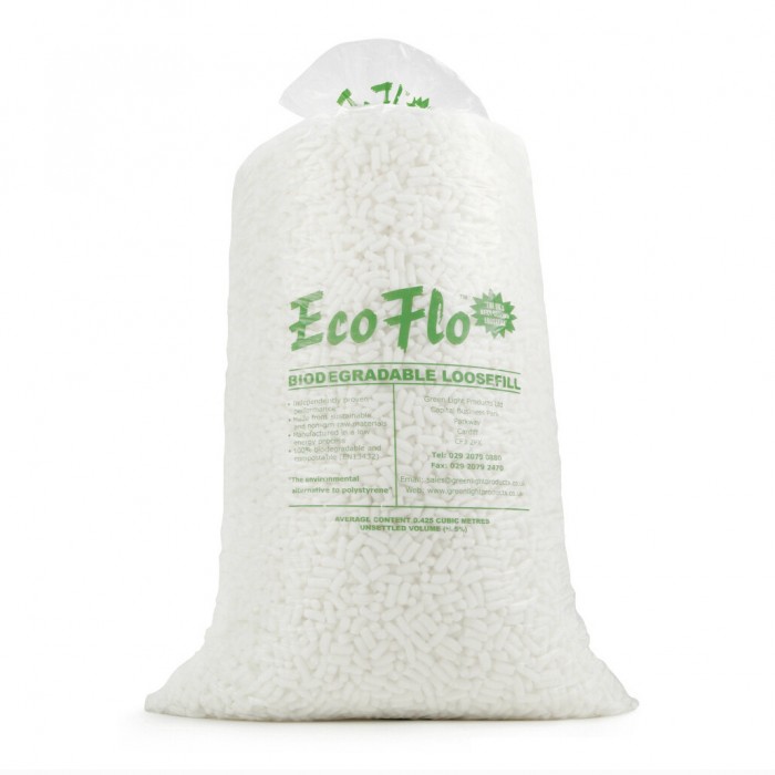 Biodegradable Loose Fill Void Fill Packing Peanuts (15 Cubic Foot - 1 Bag)