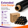 400mm x 250m Black Extended Core Pallet Wrap - 17 Micron