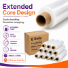 400mm x 250m Clear Extended Core Pallet Wrap - 17 Micron