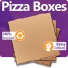 9" Plain Brown Pizza Boxes - 75 Boxes (1 Pack)