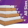 9" Plain Brown Pizza Boxes - 75 Boxes (1 Pack)