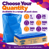 Heavy Duty 400 Gauge Blue Rubble Sacks - 20 x 30 Inches