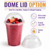 10oz Small Clear Plastic PET Smoothie Cups