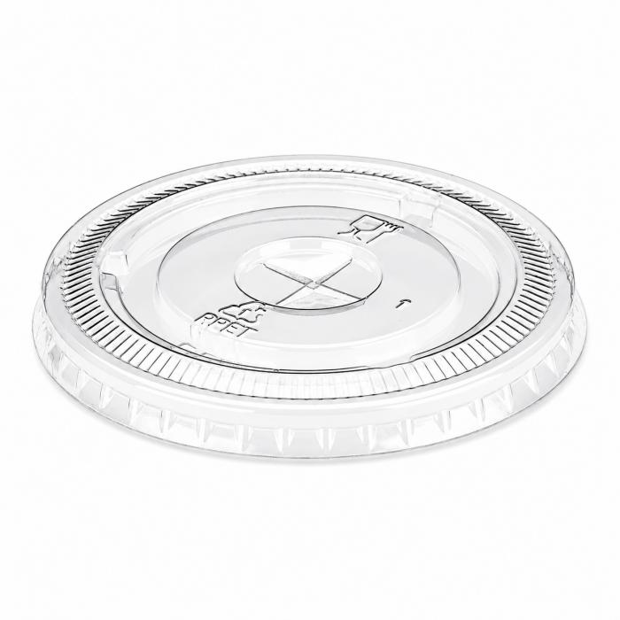 Clear Flat Smoothie Lids (95mm) - Cross Cut Straw Hole - 10oz, 12oz, 16oz Clear Flat Smoothie Lids (95mm) - Cross Cut Straw Hole - 10oz, 12oz, 16oz