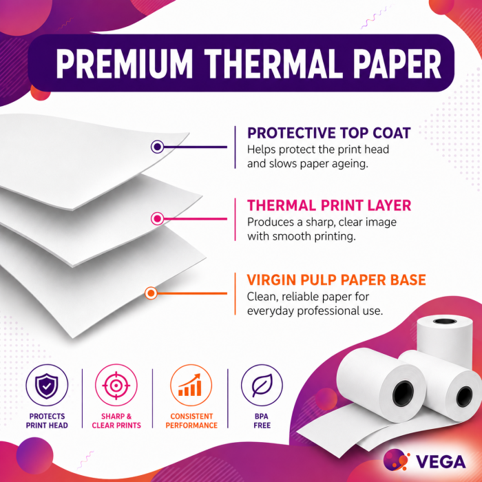 80 x 80mm - Thermal POS Paper Till Rolls (20 Rolls / Case) 80 x 80mm - Thermal POS Paper Till Rolls (20 Rolls / Case)