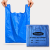 Jumbo Blue Heavy Duty Vest Carrier Bags - 13 x 19 x 23"