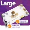 Large Majestic Lemon Scented Wet Wipes - Hot and Cold Use (100 / Pack)