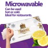 Large Majestic Lemon Scented Wet Wipes - Hot and Cold Use (100 / Pack)