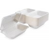9" x 6" - Bagasse Takeaway Food / Lunch Boxes (HB10) - 1 Compartment