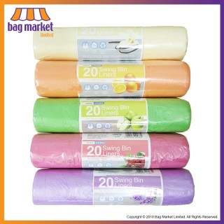 20's Fragrant Swing Bin Liners on a Roll (Scented)