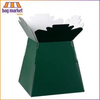 Dark Green Bouquet Living Vase - Glossy Finish - 30 Boxes Dark Green Bouquet Living Vase - Glossy Finish - 30 Boxes
