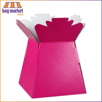 Fuchsia Bouquet Living Vase - Glossy Finish - 30 Boxes Fuchsia Bouquet Living Vase - Glossy Finish - 30 Boxes