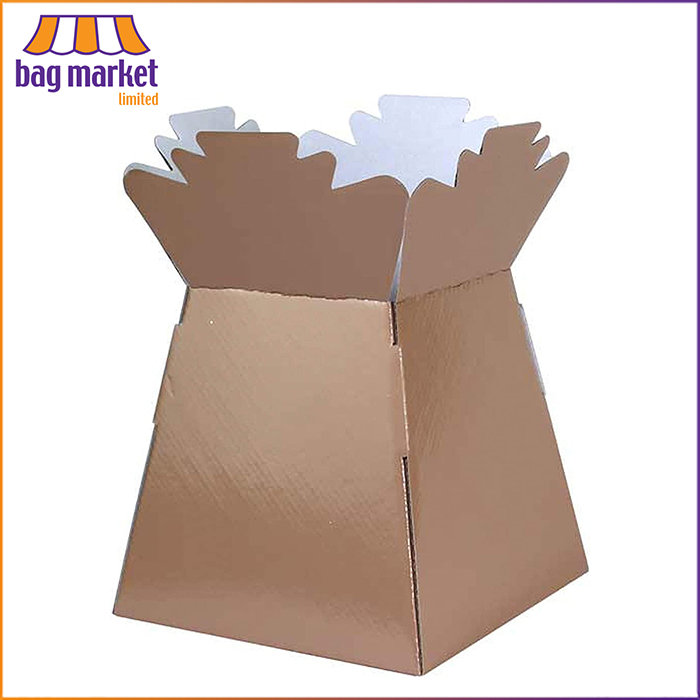 Rose Gold Bouquet Living Vase - Glossy Finish - 30 Boxes