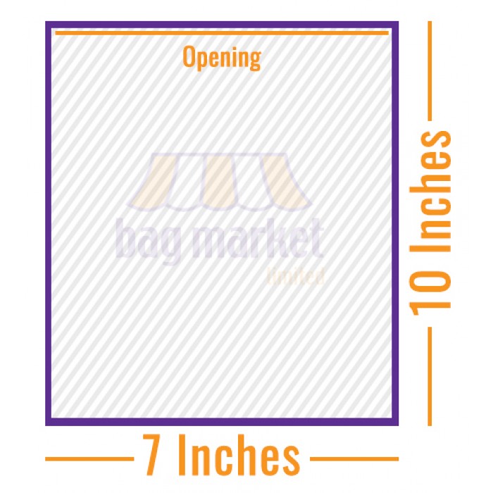7" x 10" (175 x 250mm) - Film Fronted White Paper Bags - Food Use 7" x 10" (175 x 250mm) - Film Fronted White Paper Bags - Food Use