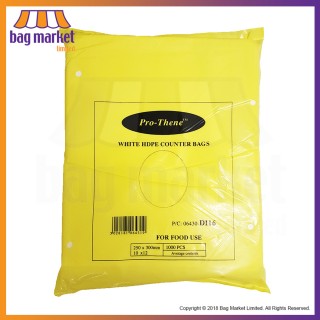 Medium - 10" x 12" - HDPE Butcher / Counter Bags - 12mu