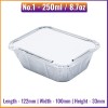 No.1 (250ml) Aluminium Foil Containers (125 / Pack)