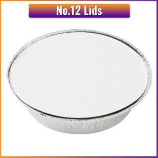 No.12 Foil Container Lids (100 / Pack)
