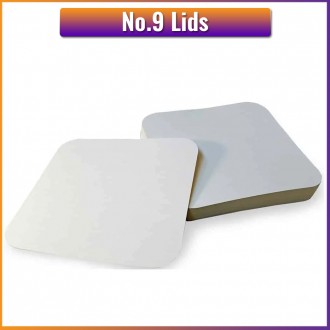No.9 Foil Container Lids (100 / Pack)