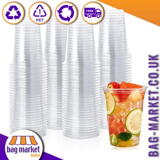 7oz (180ml) Clear Plastic Disposable Cups